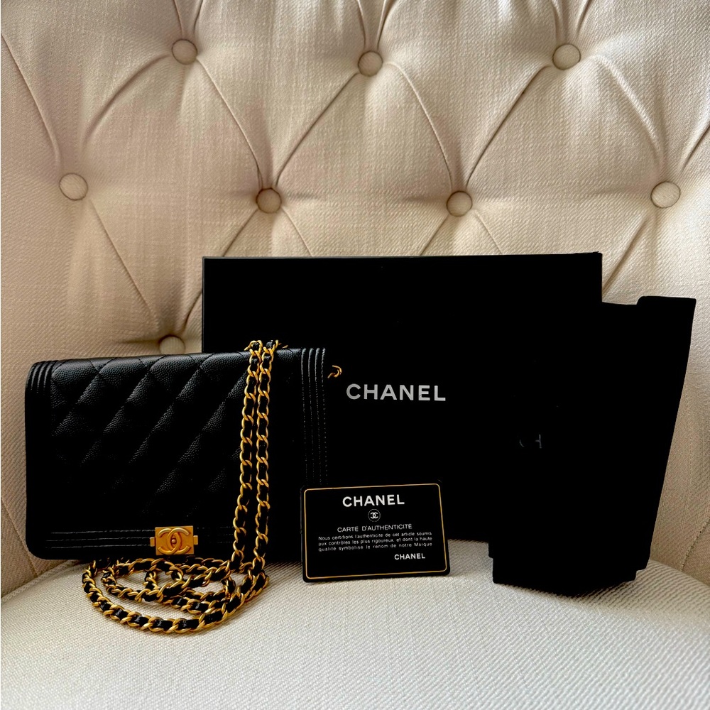 Chanel Boy Wallet on a Chain
